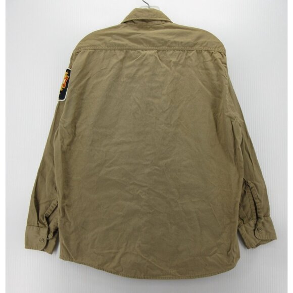 VINTAGE Washington Dee Cee Shirt 16 Sanforized 50s 60s Military Patch - Picture 7 of 11